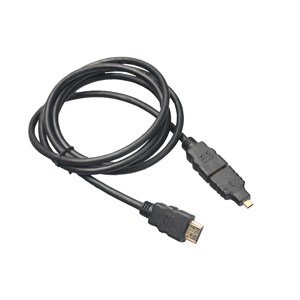 Новые HD 3 в 1 HDMI к HDMI Mini HDMI Micro HDMI кабель V1.4 позолота Адаптер конвертера для xbox 360 HDTV 1080 P Mobile