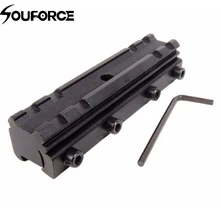 11 мм ласточкин хвост до 20 мм Вивер Пикатинни База адаптер прицела конвертер M-006 3/" ласточкин хвост до 7/8"