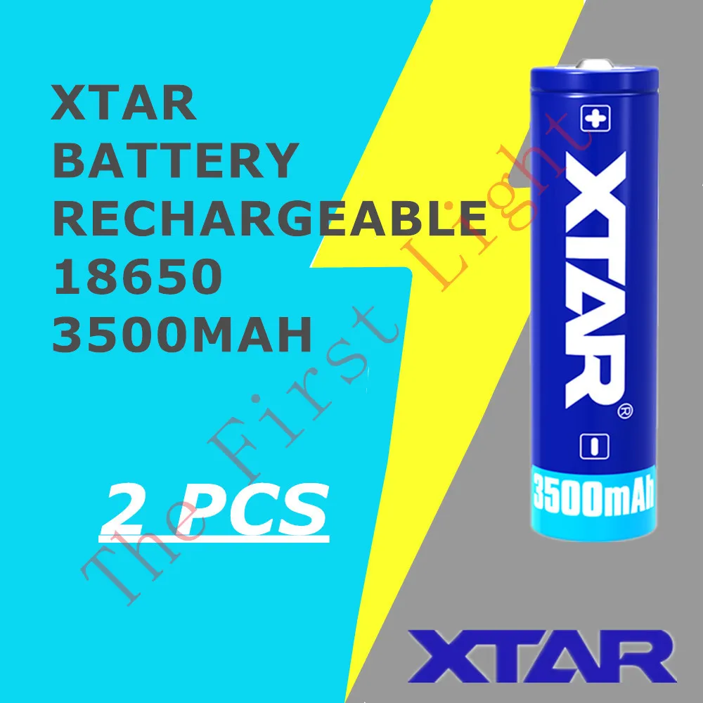 2 шт. литиевый XTAR 18650 3500 мАч 3 6 В Защищенный Литий ионный аккумулятор от MC1 MC2 PB2 VC2 VC4