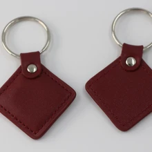 125 кГц близость EM4100 TK4100 кожа RFID бирка брелок ID брелки для контроля доступа двери