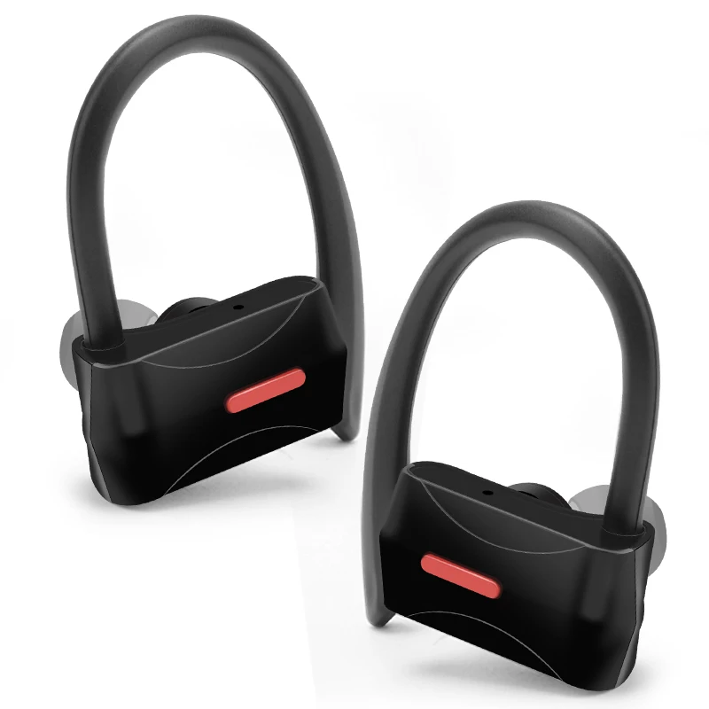 

Hongsund Twins True Wireless Bluetooth Earphone Ear hook Hearphone Bluetooth CSR 4.1 EarbudsAnti-fall Headset with Mic