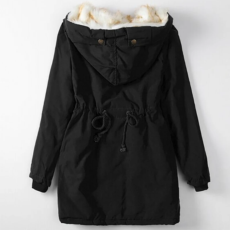 Модное ватное пальто, женская зимняя куртка, женская теплая пуховая парка, хлопковая куртка, облегающая парка, женская зимняя куртка и пальто 50