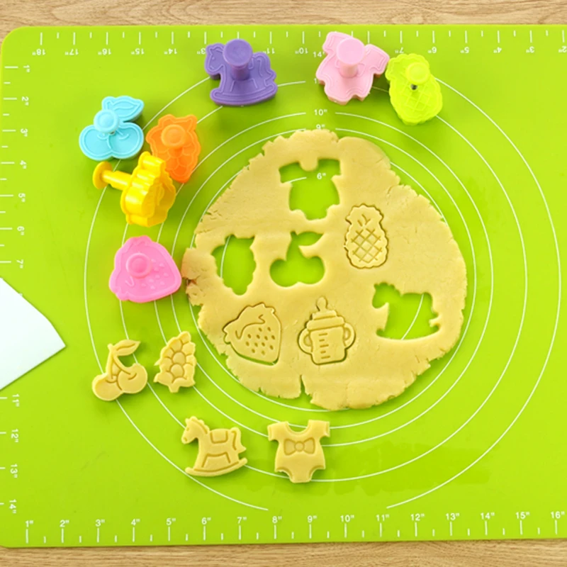 8X игрушка для малышей яркий фрукт форма для вырезания Печенье Шоколад Форма для выпечки Украшение торта сахарата Инструменты подарки