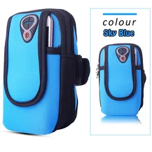 Мобильный телефон 6 дюймов спортивный нарукавник для бега чехол для iPhone X 8 Plus samsung S7 неопрен тренажерный зал Телефон нарукавник отверстие для наушников