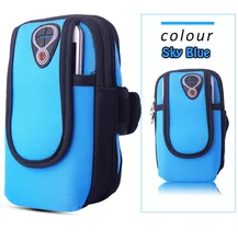 

Mobile Phone 6 Inch Sport Armband Running Case For iPhone X 8 Plus Samsung S7 Neoprene GYM Phone Arm band Headphone Hole