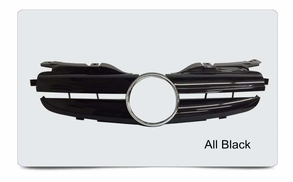ABS Пластик черный с хром авто передняя решетка для Mercedes R170 slk-класс 1996-2004 CL Стиль