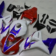CBR1000 RR 2006-2007 Пластик Обтекатели для Honda Cbr1000 RR 07 обтекателя Наборы CBR1000 RR 07 Белый Красный обтекатель для мотоцикла синего цвета