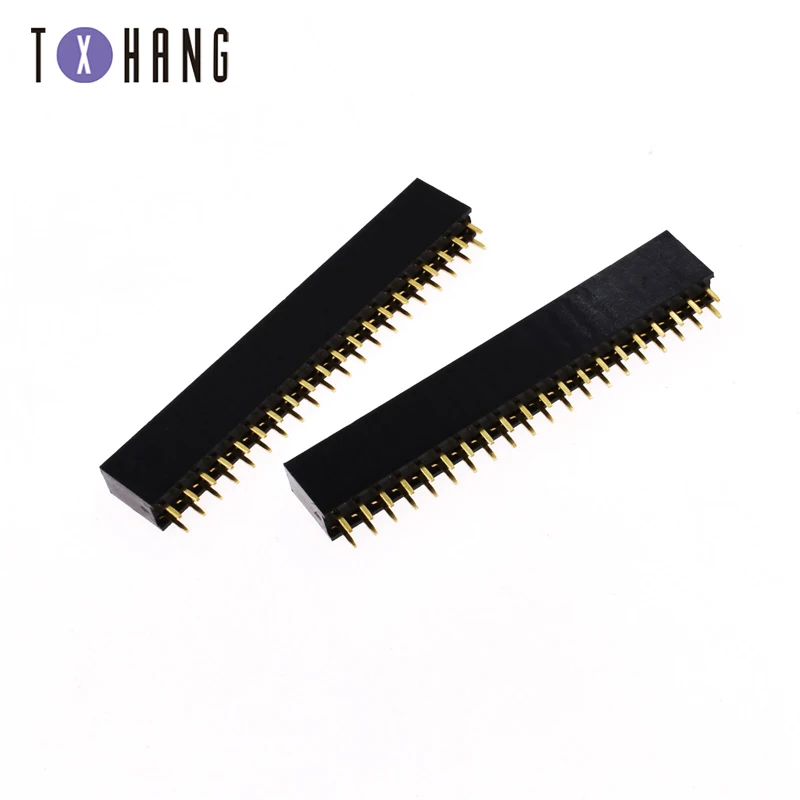 

5/10/20PCS 2X20Pin Double Row Straight Female Pin Header Connector