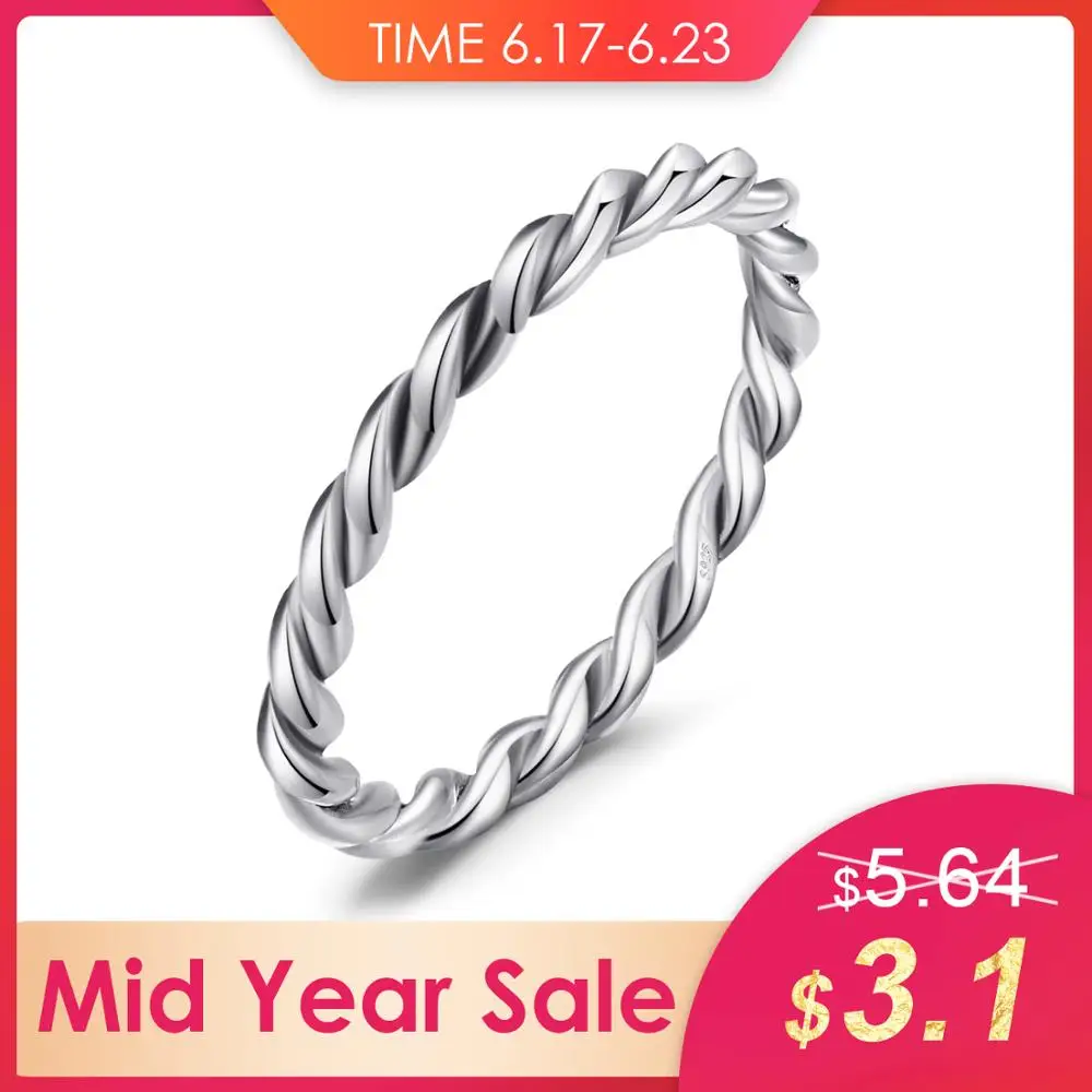 Jewelrypalace витая веревка серебряное кольцо стерлингового серебра 925|silver ring|silver ring