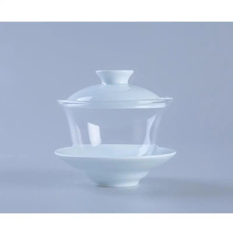 Чайный сервиз Celadon с термостойким стеклом Gaiwan для китайского чая Gongfu чайные