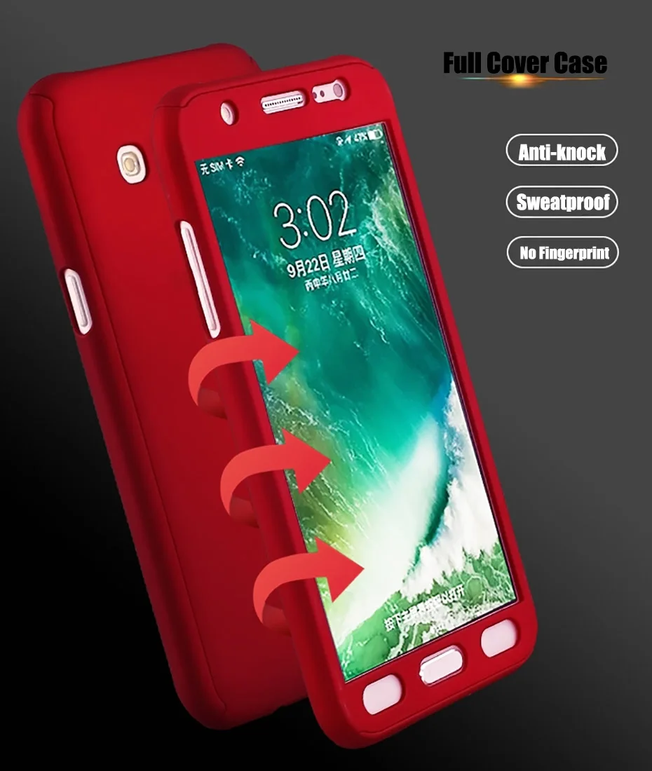 MOUSEMI Cover Case For Samsung Galaxy j5 2016 360 Case On Plastic Phone Cases For Samsung Galaxy j7 j2 Prime j3 Pro 2017 Glass (3)