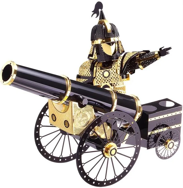 

Artilleryman Style P080-KG Model 3D laser cutting Jigsaw puzzle DIY MU 3D Metal model Puzzle Toys For Audit and Children