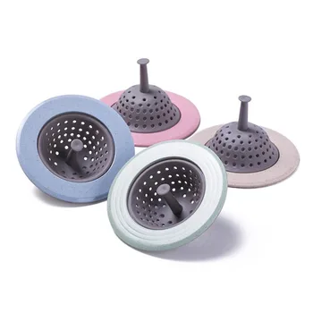 

Kitchen Sink Strainer Basket Mesh Filter Sink Drain Plug Cover Anti-blocking Strainer Residue Stopper Bathroom Tools