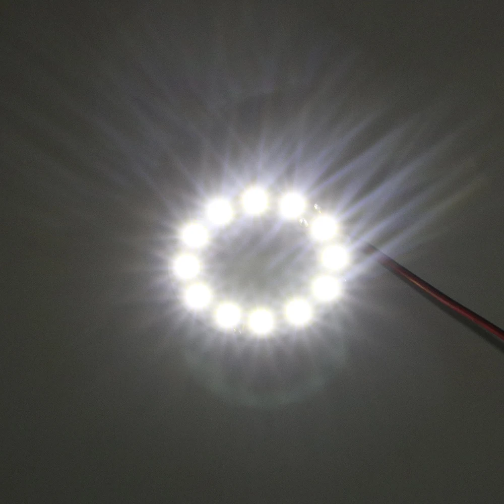 LEEPEE 2 шт./компл. 12SMD 1210 3528 40 мм Авто дневные ходовые огни автомобилей головной