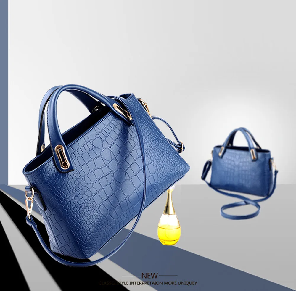 Aelicy/3 шт./компл., кожаные сумки, женская сумка на плечо с каменным узором, женская сумка-тоут, сумки-мессенджеры+ кошелек+ клатч