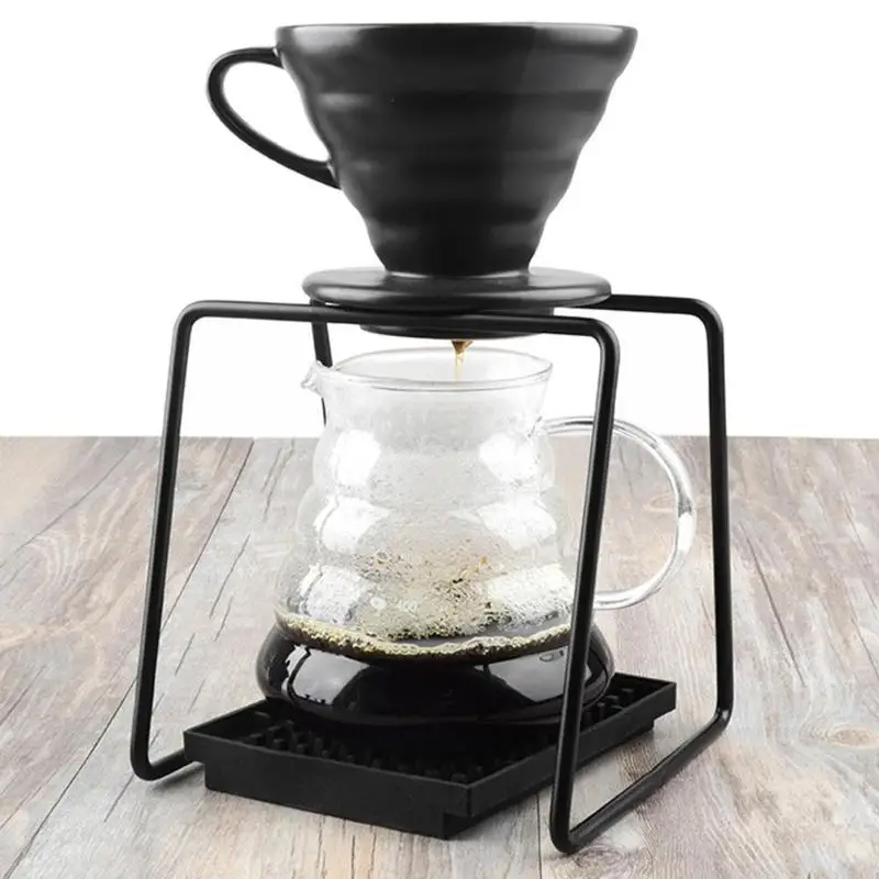 Coffee Dripper Stand Coffee Metal Filter Frame Holder Drip Cup Bracket Coffee Tea Filter Basket Kitchen Tools