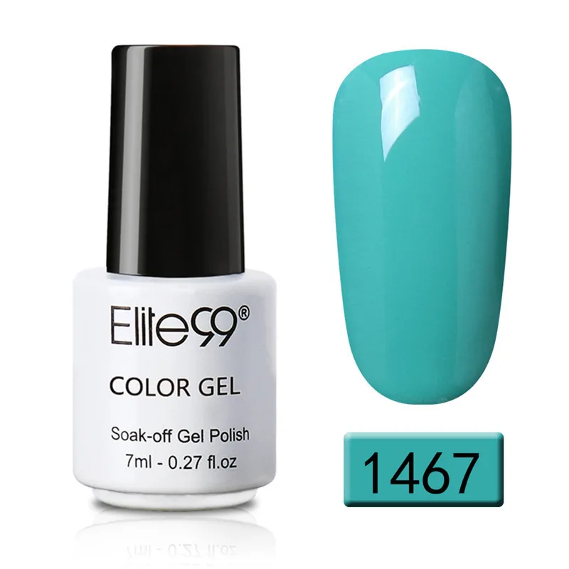 Elite99 7 мл Гель-лак для ногтей 58 цветов УФ-лак для Ногтей Стойкий лак для ногтей лучшие гели для дизайна ногтей - Цвет: 1467