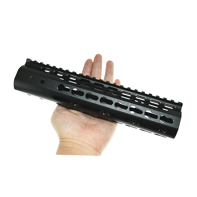 FIRECLUB 9 дюймов поплавок NSR KeyMod Handguard кронштейн со съемным Рельсом черный баррель гайка для AR-15 M4 M16