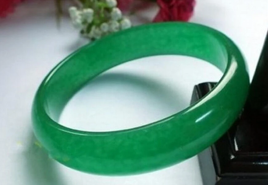 

Free shipping 2568 Chinese Full Green Bangle