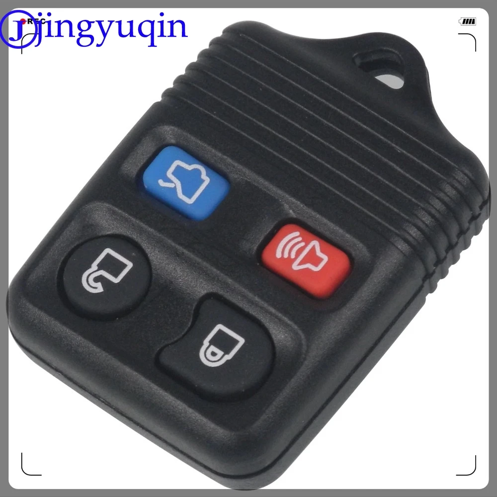 

jingyuqin 10p 4 Buttons Remote Key Shell Case Fob Cover For Ford Mustang Focus Lincoln LS Town Car Mercury Grand Marquis Sable