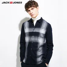 Jack Jones весна осень Мужская Повседневная рубашка приталенная клетчатая рубашка с длинными рукавами | 217405522