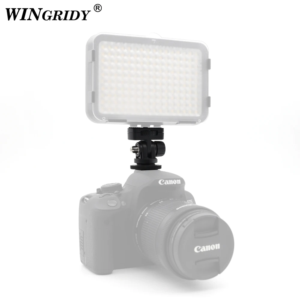 Винтовое крепление WINGRIDY Professional 1/4 &quot адаптер для горячего башмака регулируемый