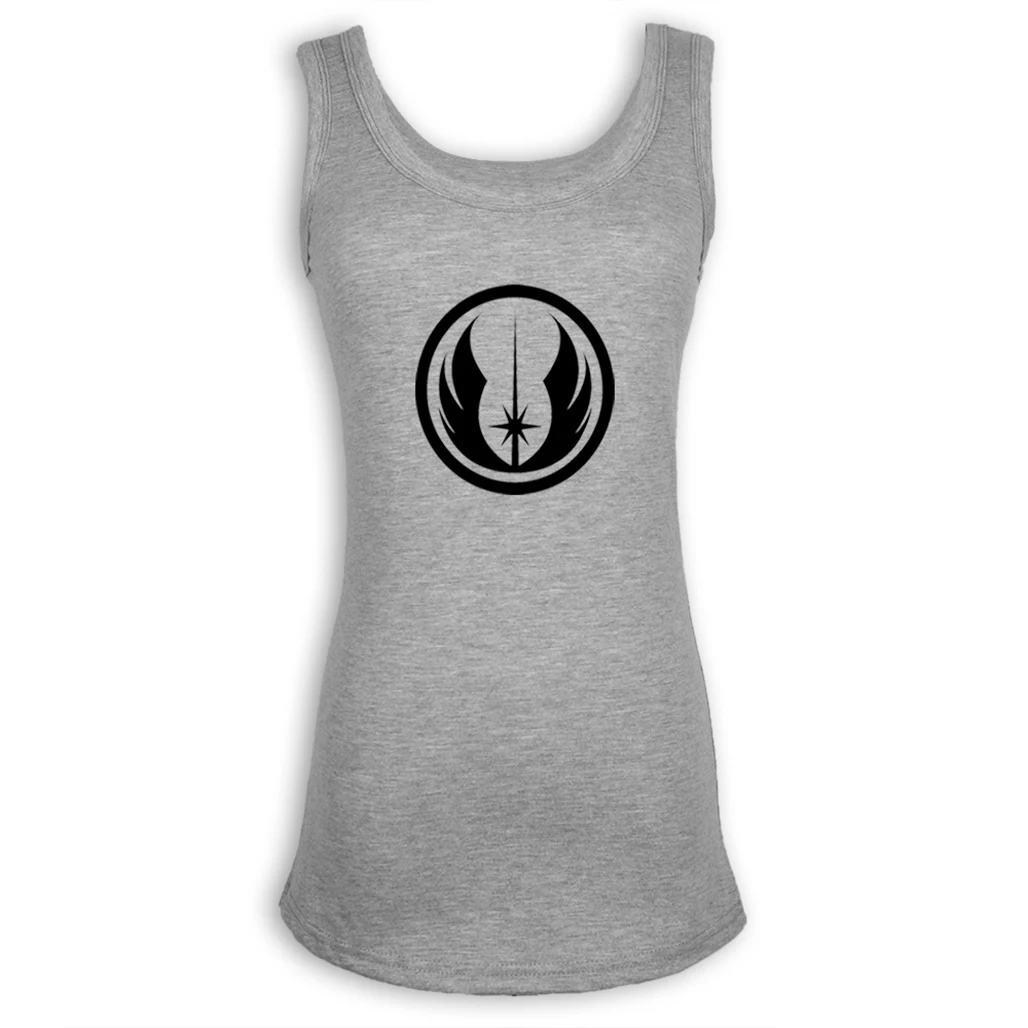 STAR WARS JEDY ORDER SYMBO Printing Women's Tanks Harajuku Summer Fitness Tank Top For Lady Girl Femme Anime Cotton Basic Tops