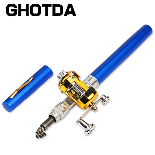 Portable Pocket Telescopic Mini Fishing Pole Pen - Portable Pocket Telescopic  Mini - Aliexpress