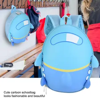 

Cartoon Small Aircraft Children Backpack Pattern Comfortable Child bag for Baby Kid Child Harnesses bag
