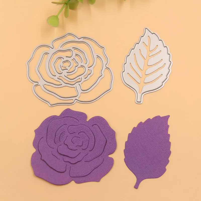 Rose Flowers die cuts,metal die cutting dies in scrapbooking embossing