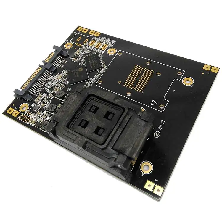 BGA316 clamshell testvorrichtung pitch 08mm mit SM2258H hauptsteuerung für test SSD chips und offen