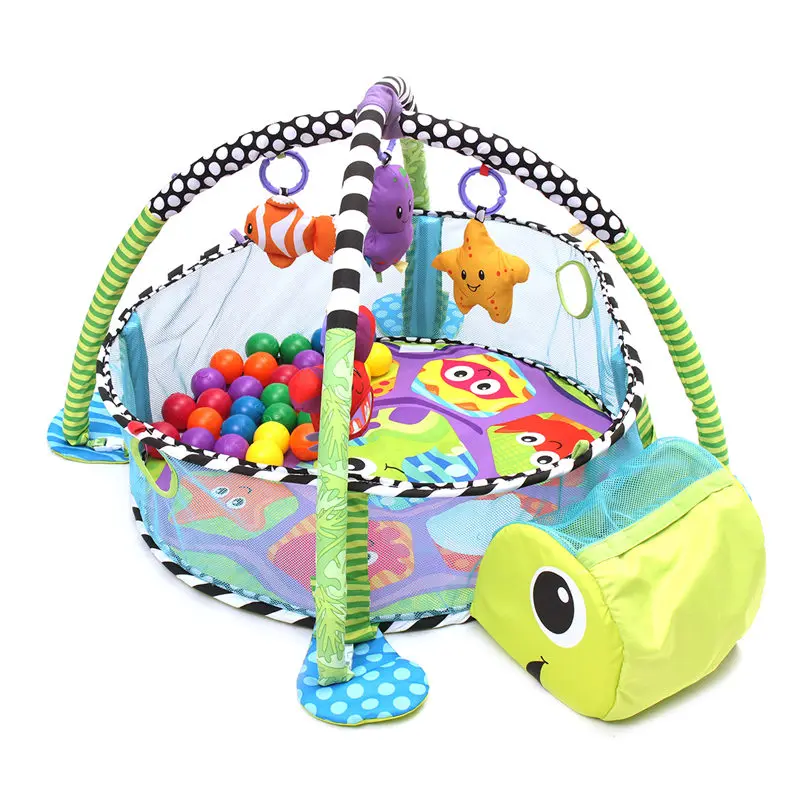 Infant Baby Activity Gym Playmat Carpet Floor Rug Mat Toddler Kid Play Toy Set