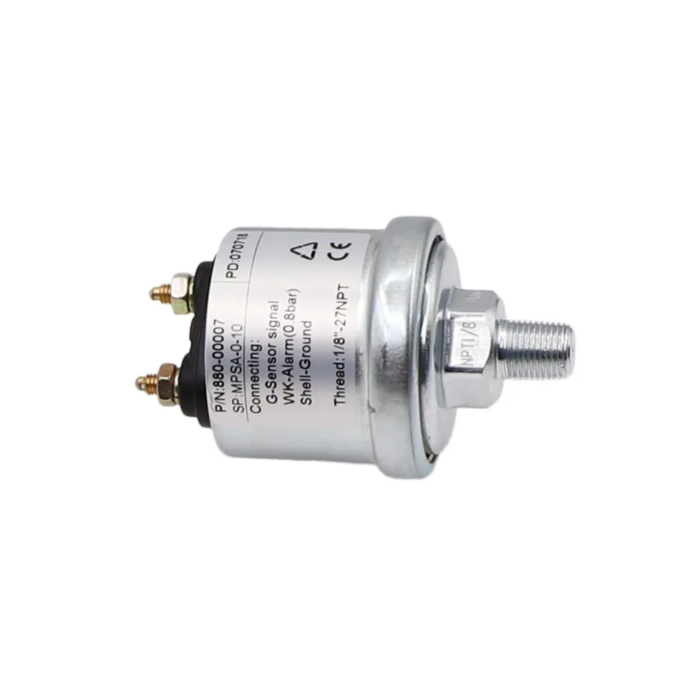 Лодка автомобиль механическое масло давление Калибр датчик с NPT 1/8 и M10 * 1 для 5 бар