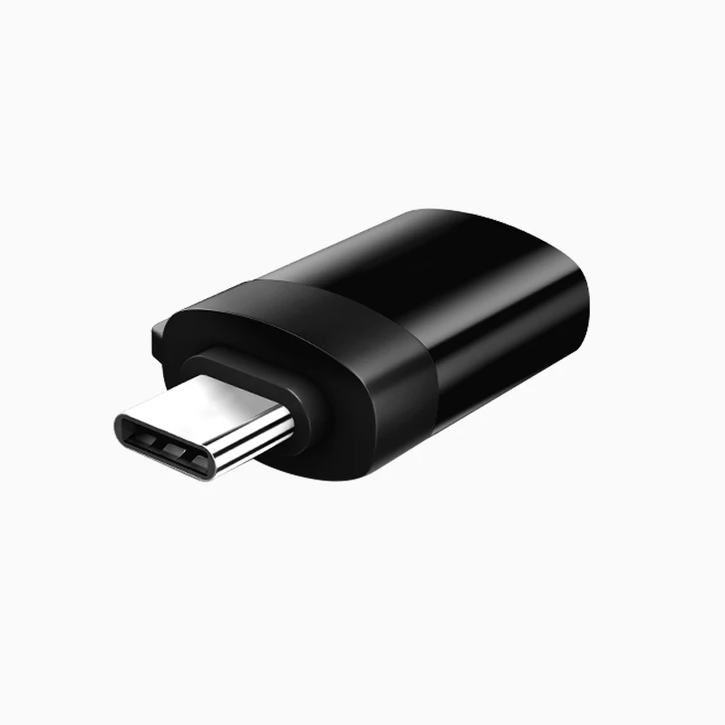 OTG type-c Usb c адаптер Micro type c для Usb-c Usb 3,0 зарядка конвертер данных для Samsung Galaxy S8 s9 Note 8 a5 One plus Usbc - Цвет: Black