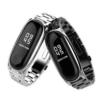 

Stainless Steel Watchband Strap Replacement Band Belt for XiaoMi Miband 3 JR Deals