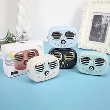Тяжелый бас TF USB FM AUX 3D стерео объемный HiFi звуковые эффекты ретро Bluetooth динамик винтажный мини беспроводной динамик Ностальгический