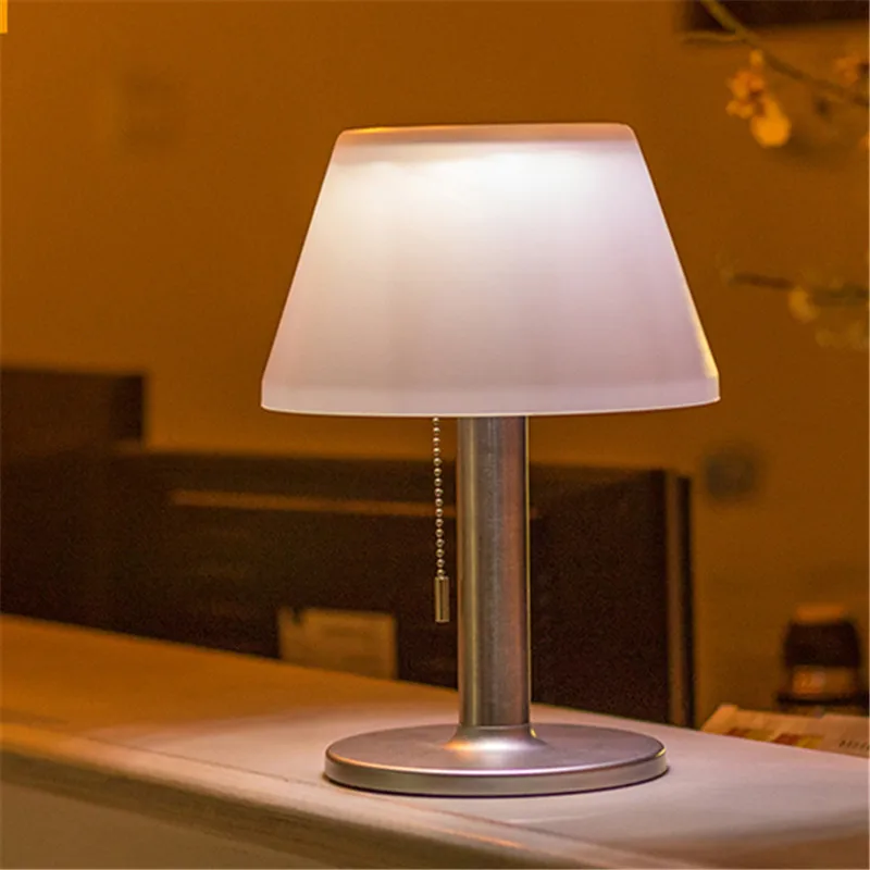 

LED Solar Panel Table Lamp Home Interior Bedroom Bedside Garland Creative Three Mode Energy Saving Lights Luminaria Decoration