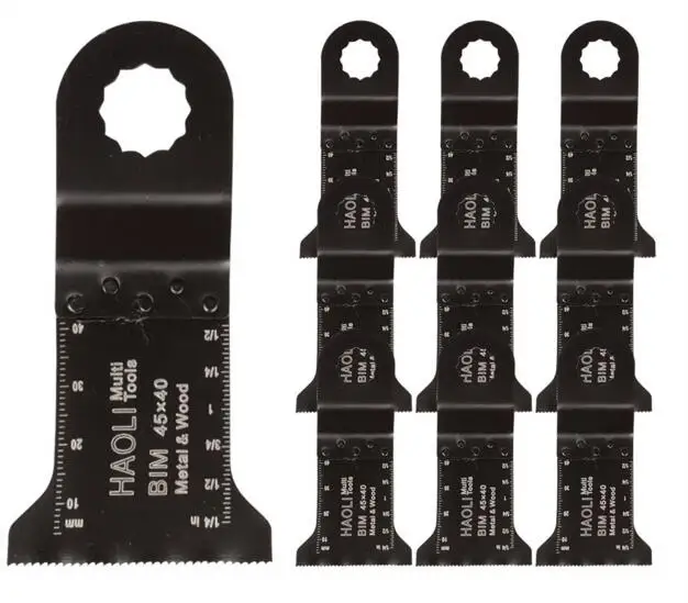 10 pcs 45mm Bi metal Oscillating Tool saw blade for metal cutting for