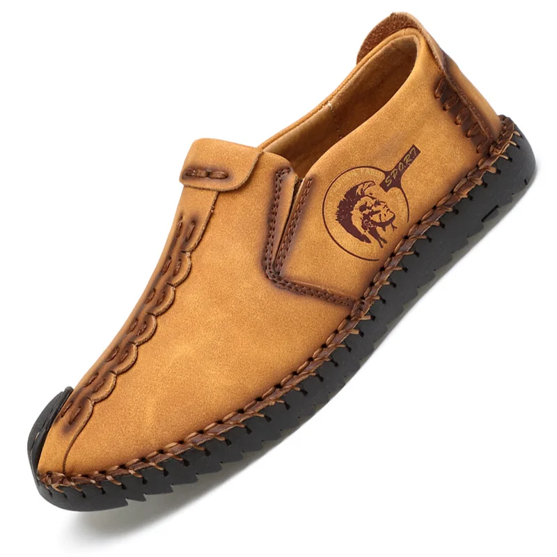 Classic Men Casual Shoes Lace-up Loafers Men Boat Shoes Handmade Comfortable Quality Flats Sale Man Moccasins Shoes Plus Size Classic Men Casual Shoes Lace-up Loafers Men Boat Shoes Handmade Comfortable Quality Flats Sale Man Moccasins Shoes Plus Size