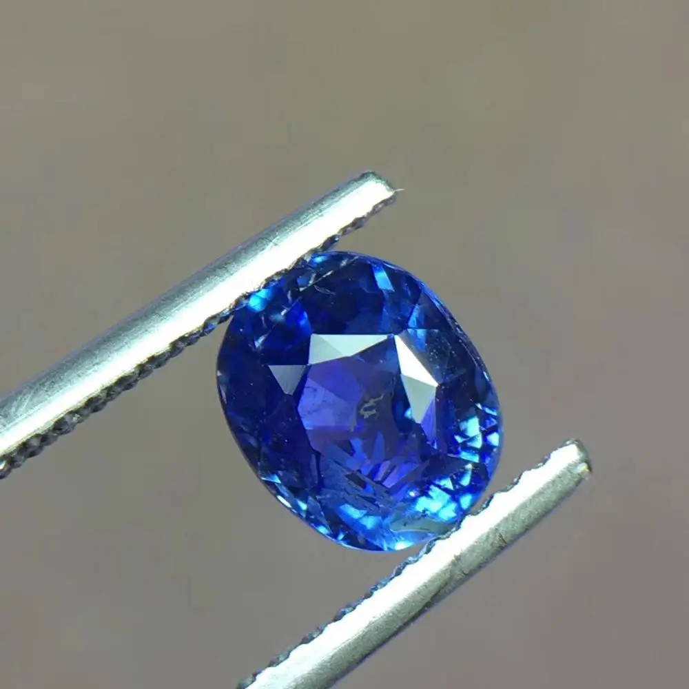 

Blue Sapphire Gemstone 100% Natural Unheat Royal Blue Sapphire Loose Gemstones 1.52ct Loose Stones for Jewelry Making