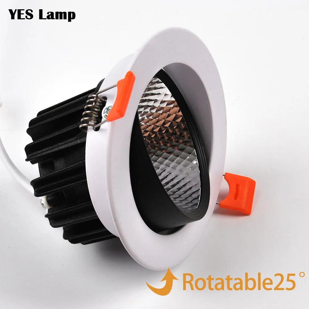 

LED COB Downlight Dimmable 5W 7W 9W 12W Round Recessed Lamp 220V 110V Living Room Bedroom Kitchen Indoor Spot Lighting