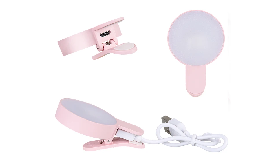 New Selfie Ring Light USB Charge Selfie LED Ring Flash Fill Lamp Portable Camera Phone Photography Selfie Ring Light Makeup Lamp3_23