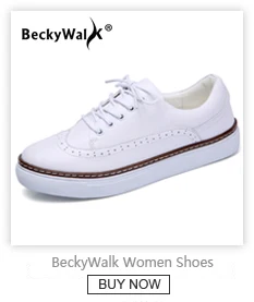 BeckyWalk/Женские оксфорды в британском стиле обувь на плоской подошве и на шнурках Для женщин натуральная Повседневная кожаная обувь женская