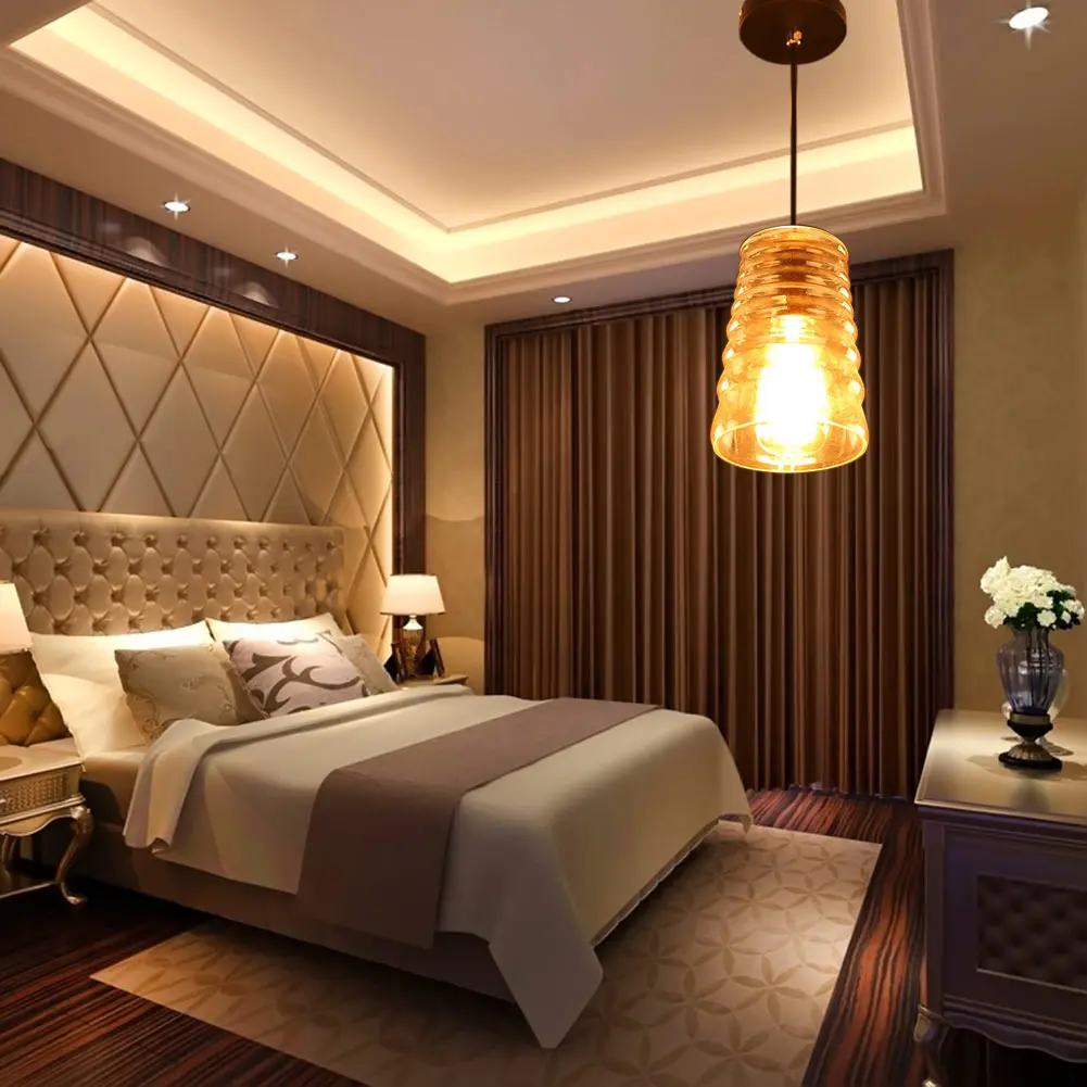 Moderne led hängelampe für küche esszimmer gewinde kristall pendelleuchte für wohnzimmer lamparas de techo leuchten