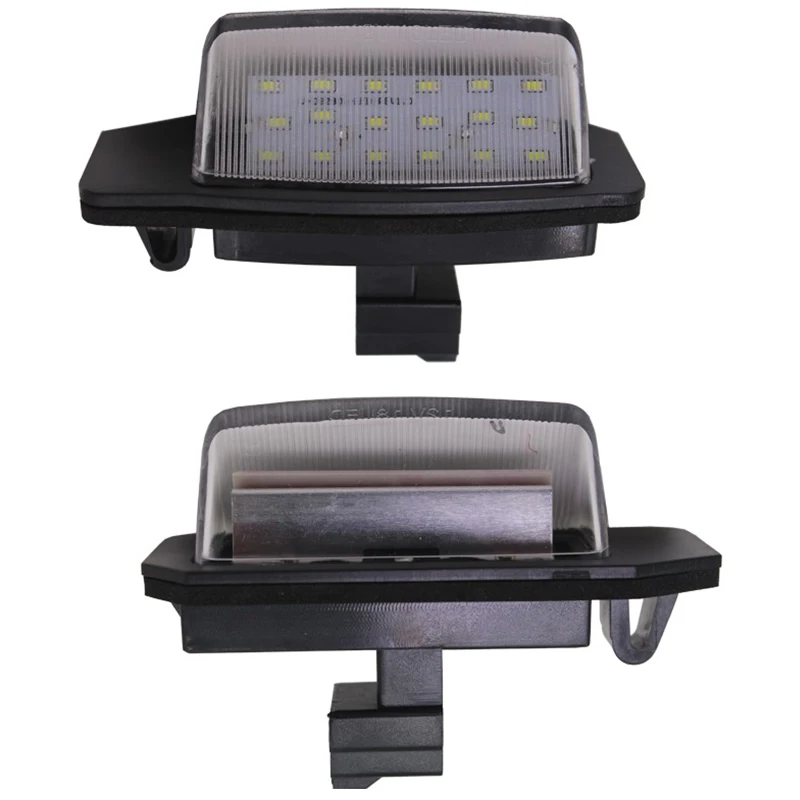 2 шт. 12 В Led Canbus Led Освещение номерного знака для Mitsubishi Outlander 2006~ Lancer Sportback 2008 Замена сборки - Цвет: Black