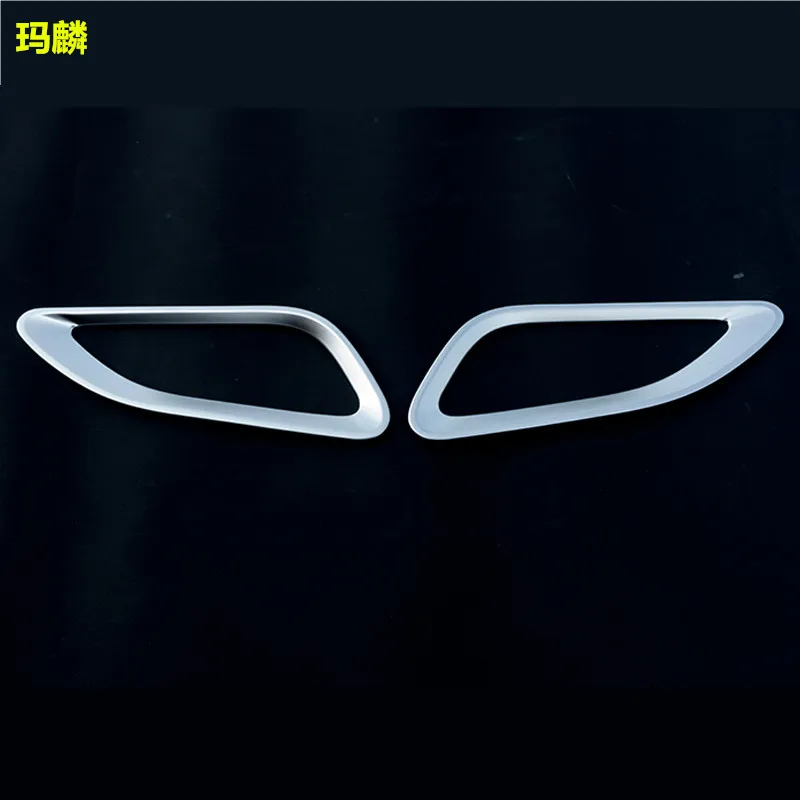 Car-styling Chrome ABS For F-PACE 2016 Center Control Frame Decoration Cover Trim Car Interior 3M Stickers