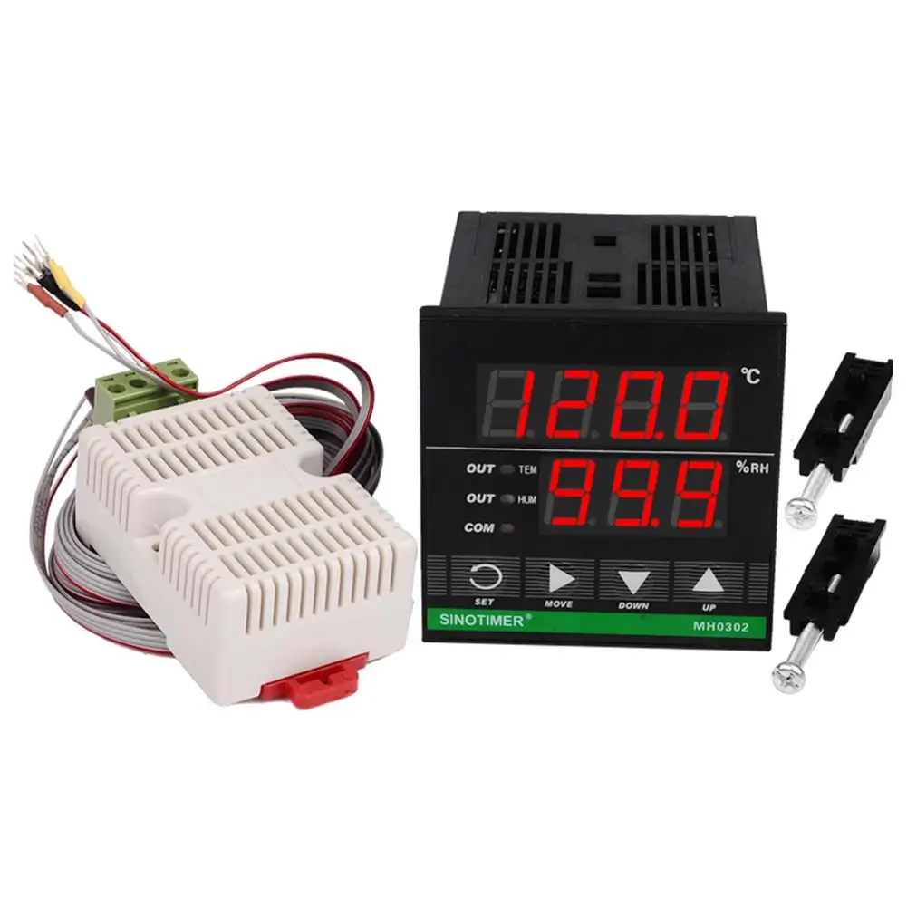 LCD Digital Display Temperature And Humidity Controller For Industrial