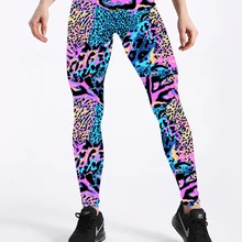 Необходимые вещи город Новое поступление Женская обувь леггинсы с набивным рисунком цифровые печатные Спортивные штаны брюки эластичные штаны плюс Размеры