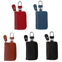 THINKTHENDO, новая мода, для мужчин и женщин, кожаный Автомобильный держатель для ключей, брелок, кошелек, чехол, кошелек, ключи, мини, повседневная сумка