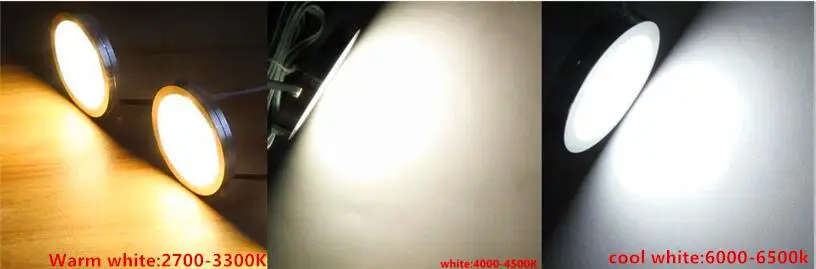Светодиодный под шкаф свет 2,5 W 3/4/6/8 шт. Алюминий Светодиодная лампа для шкафа освещение для Кухня счетчик шкаф точечные лампы
